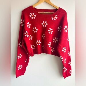 Francesca’s Flower Sweater